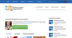 Desktop Screenshot of okaloosaschools.com